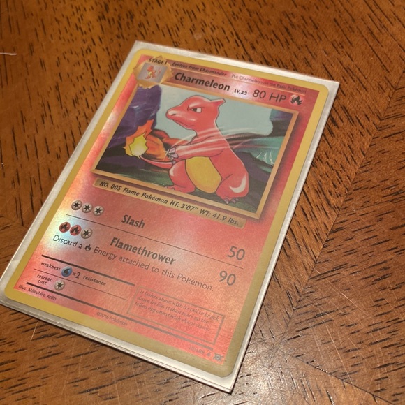 2016 charmeleon pokemon card Pokmon - Charizard Collection 010/078 - Evolution Card Pack Its weakness is Water type Reverse charmeleon level 32 for
